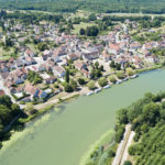 Frankreich Burgund Obere Saône Anlegen in Mantoche