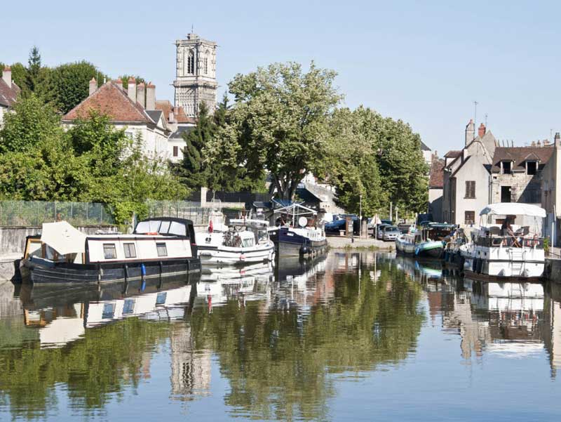 Hausboote Frankreich, Burgund Nivernaiskanal, Clamecy