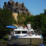 Boot und Schloss am Nivernaiskanal