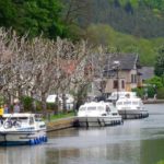 Anlegen in Lutzelbourg, Hausboote ohne Führerschein, Elsass