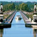 Aquädukt von Briare, Hausbooturlaub Frankreich , Loire-Seitenkanal , Hausboot Böckl