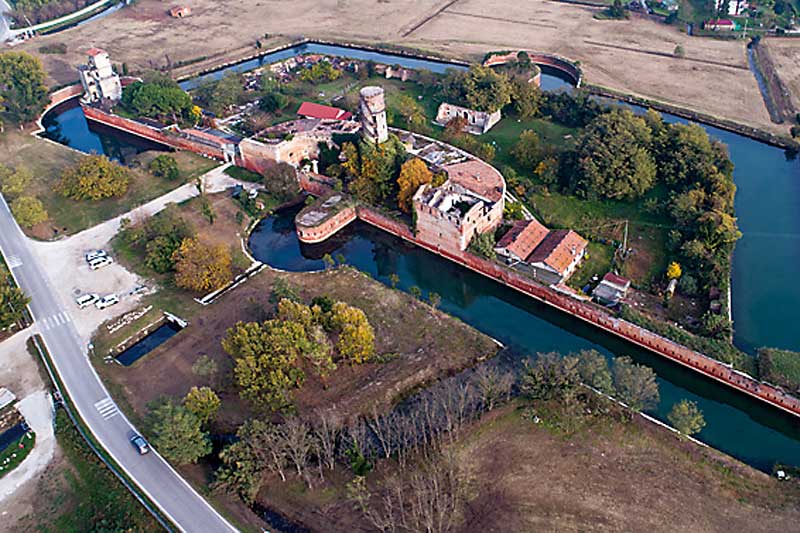 Festung bei Treporti (Lagune Venedig, Italien)