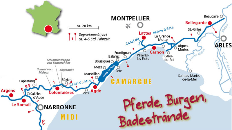 Hausboot-Camargue-Karte-Touren