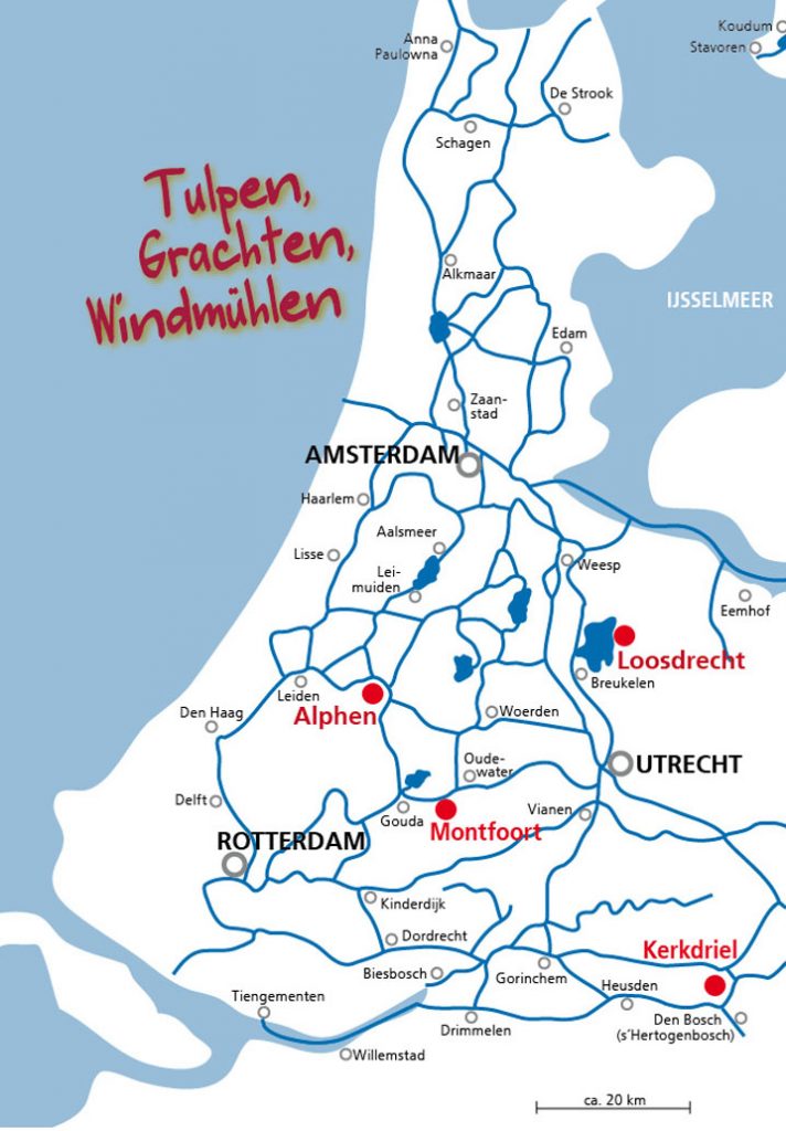 Südolland-Niederlande-Hausbootrevier-Amsterdam-Gouda-Loosdrecht-Vinkeveen