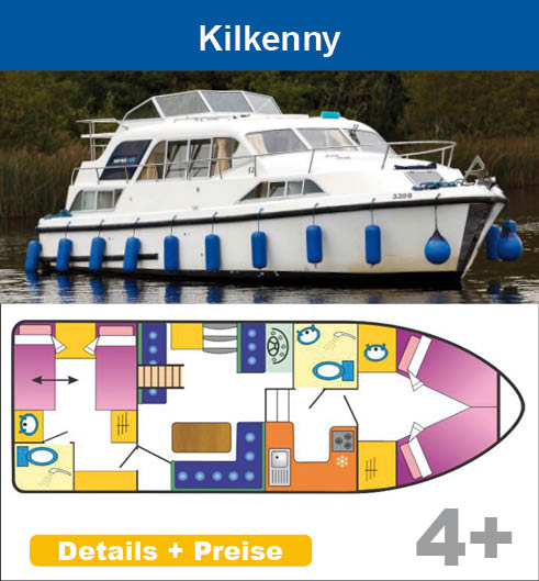 Hausboot CARRICK CRAFT Kilkenny Irland