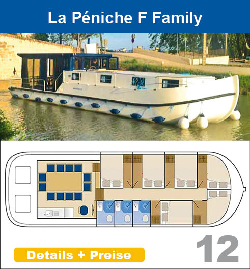 Hausboot FPP La Peniche Family