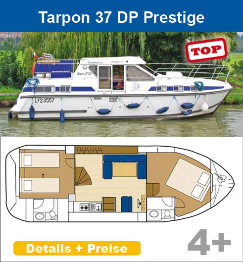 Hausboot FPP Tarpon 37 DP Prestige