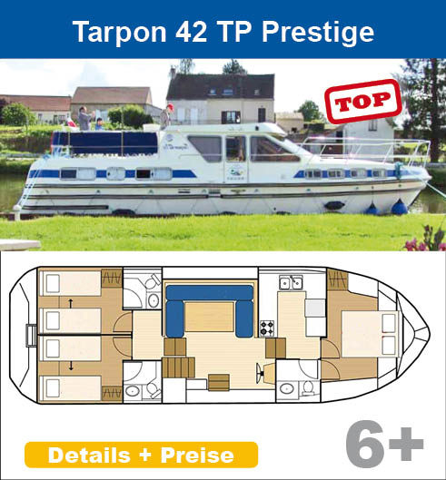 Hausboot FPP Tarpon 42 TP Prestige mieten Frankreich