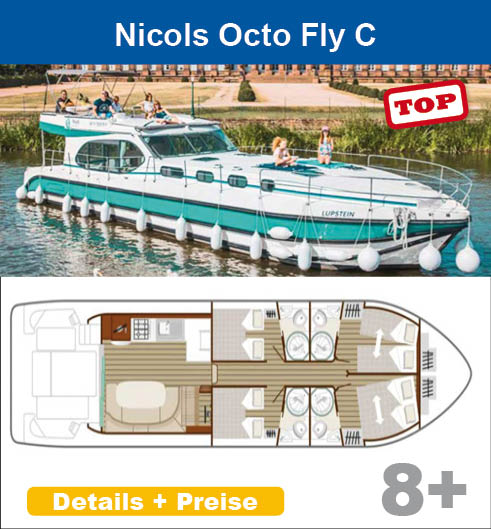 Hausboot NICOLS Octo Fly C hausbooturlaub