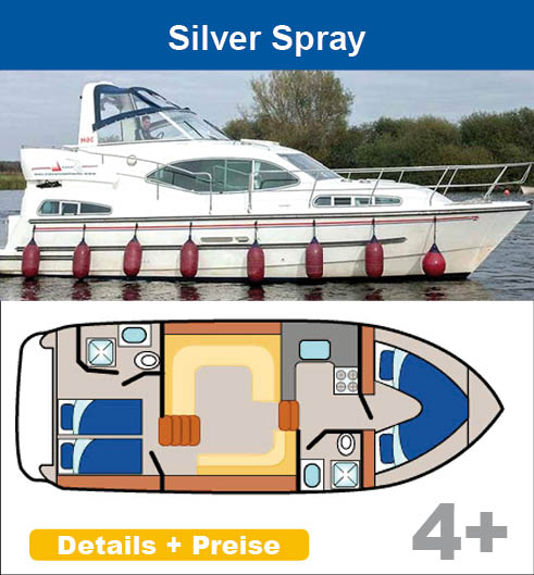 SILVERLINE Silver Sprayhausbooturlaub irland